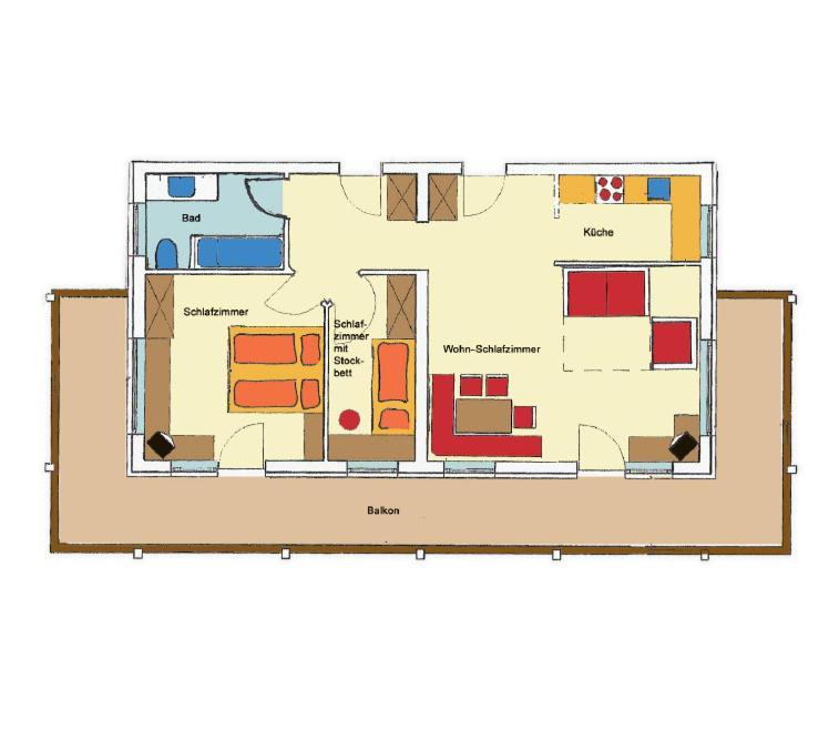 Apart Ideal Lermoos Zimmer foto