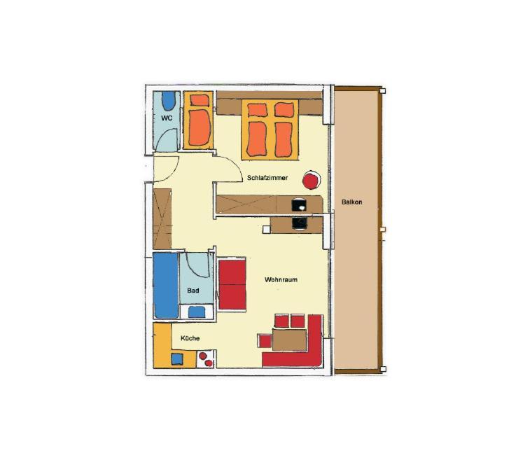 Apart Ideal Lermoos Zimmer foto