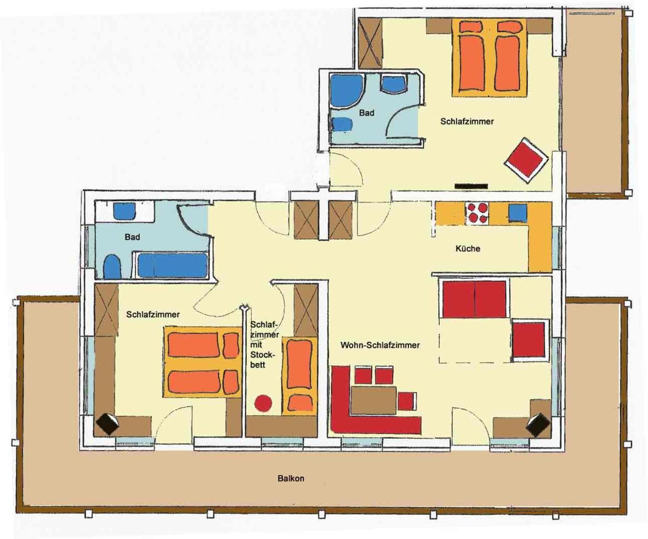 Apart Ideal Lermoos Zimmer foto
